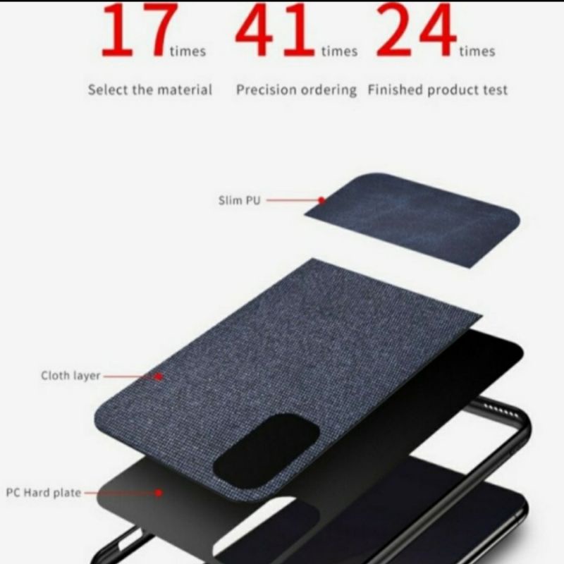 samsung A22 4G soft case fabric denim premium case