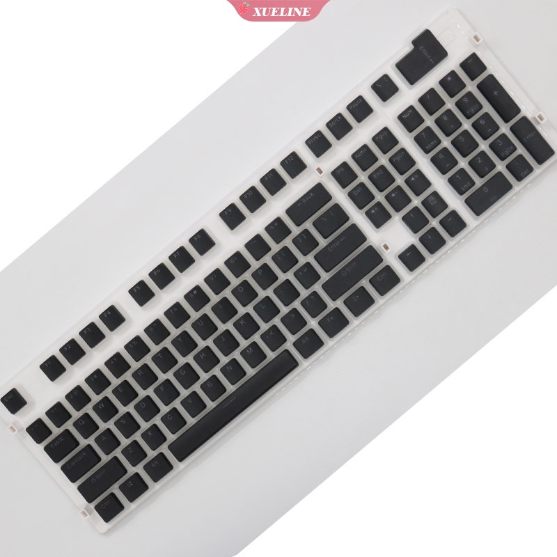 108pcs / Set Skin Pudding Cream Pbt108 Dua Warna Translucent Untuk Keyboard Mekanik