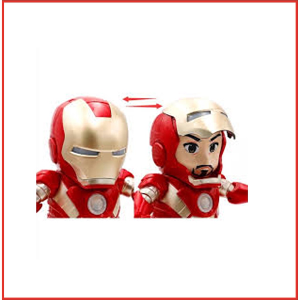 [ Free Baterai 3PC ] Robot Joget Iron Man Mainan Anak