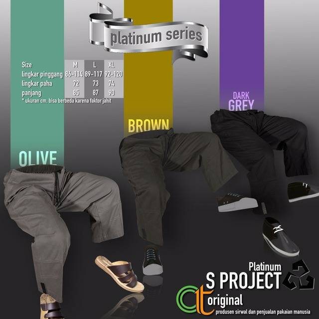 Celana Sirwal Tipe Platinum CT OriginalM