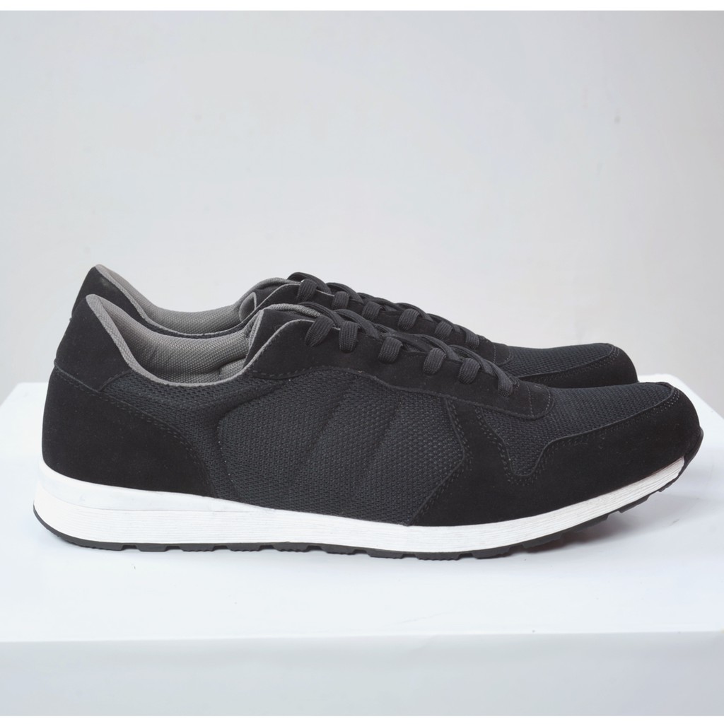 SWIFT BLACK |FORIND x Volve| Sepatu Sneakers Kets Running Sport Pria/Cowok/Men Sneakers Ori Footwear