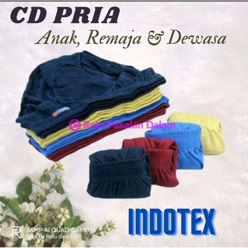 CD Celana Dalam Pria Cowok Dewasa Ukuran Size M L XL XXL Indotex - Murah /cd anak/celana dalam anak