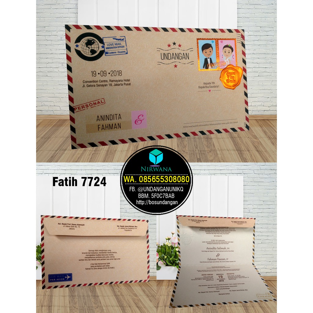 Blangko Kosong | Fatih 7724 Undangan Kosongan Fatih