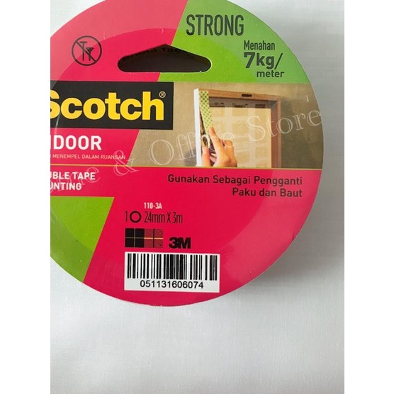 

✵ 3M Scotch Double Tape Mounting 110-3A 24MM x 3M ➨