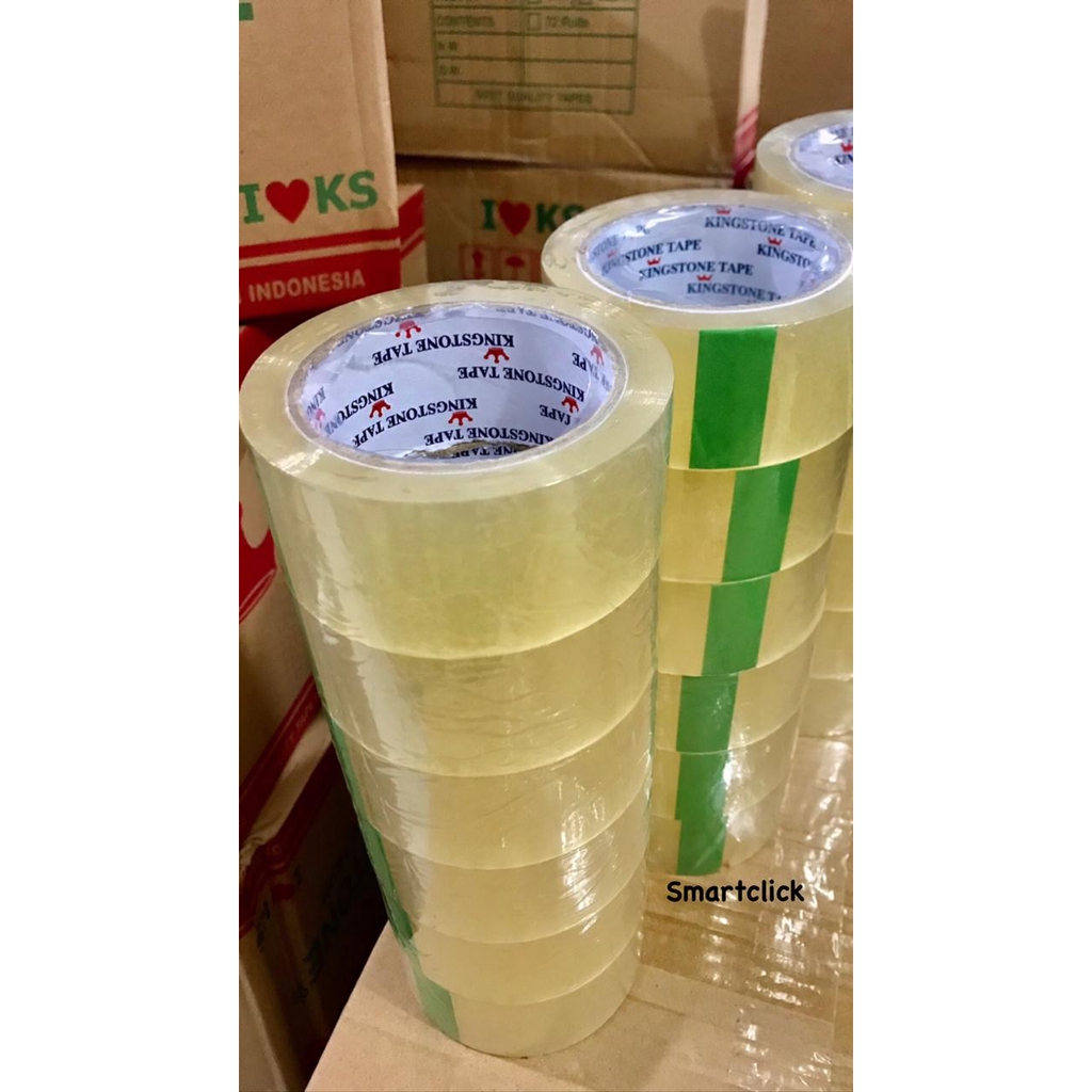

Lakban Bening Kingstone Tape 45mm X 90 yard BERKUALITAS