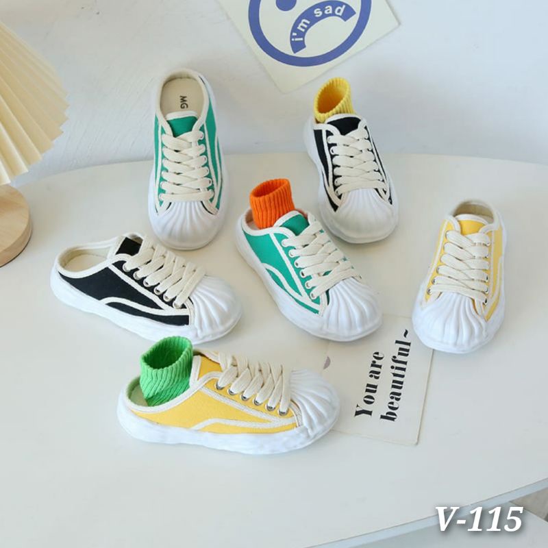 Sepatu anak Slop Import murah V-115