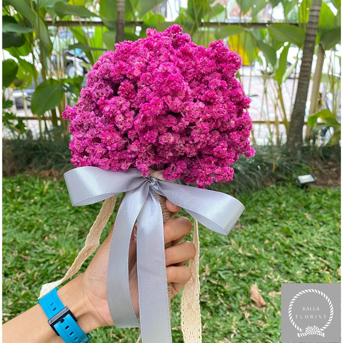 BUNGA BUKET WEDDING DRIED FLOWER / BUNGA BOUQUET RUSTIC C001