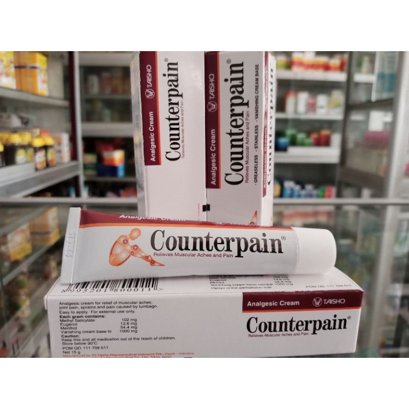 Counterpain Cream 5gr | Untuk Nyeri Sendi - ED 05/2025