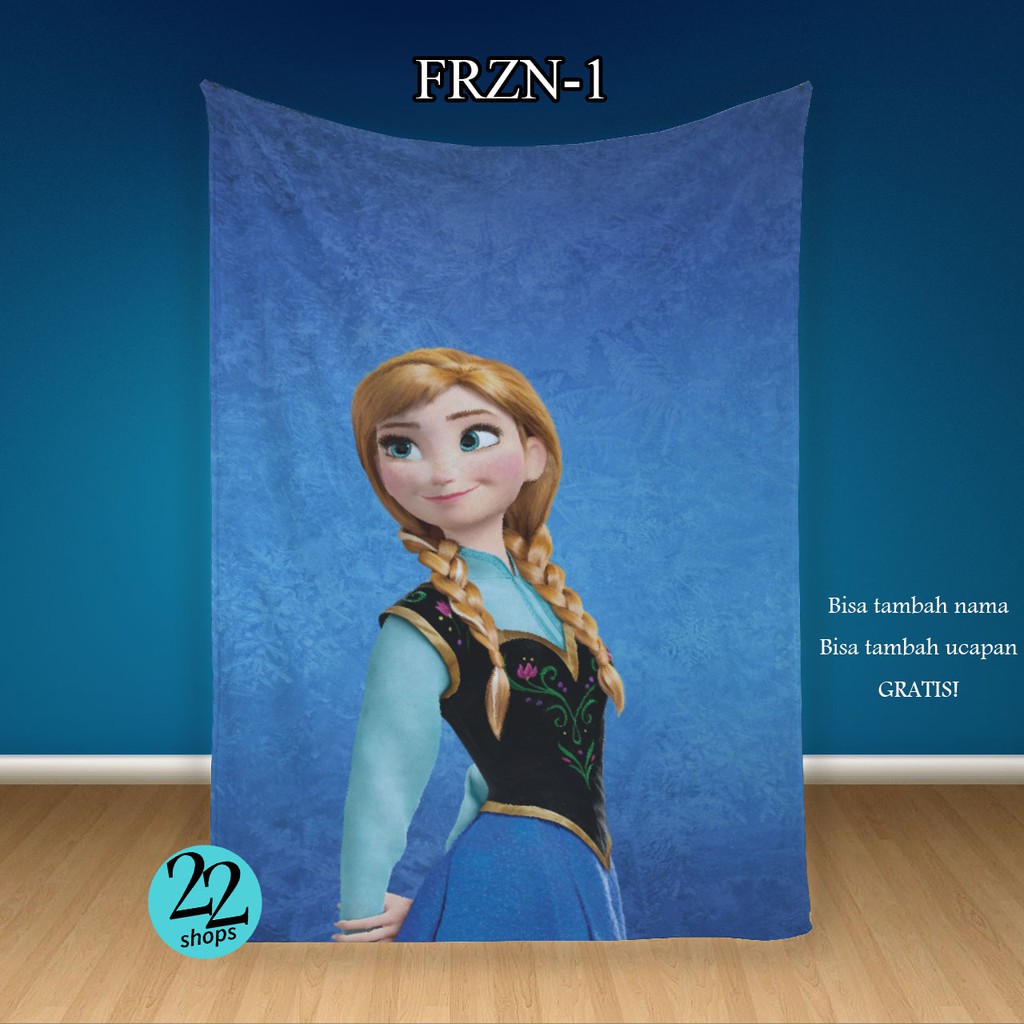 Selimut Lucu Karakter Kartun - Selimut Frozen - Selimut Elsa - Selimut Anna - Selimut Olaf