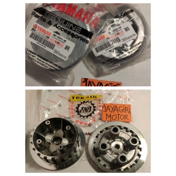 Rumah Kampas Kopling Kaki 4 Scorpio 5BP Z Tokaido Yamaha Empat Plat Lawan Housing Clutch Ori Asli Or