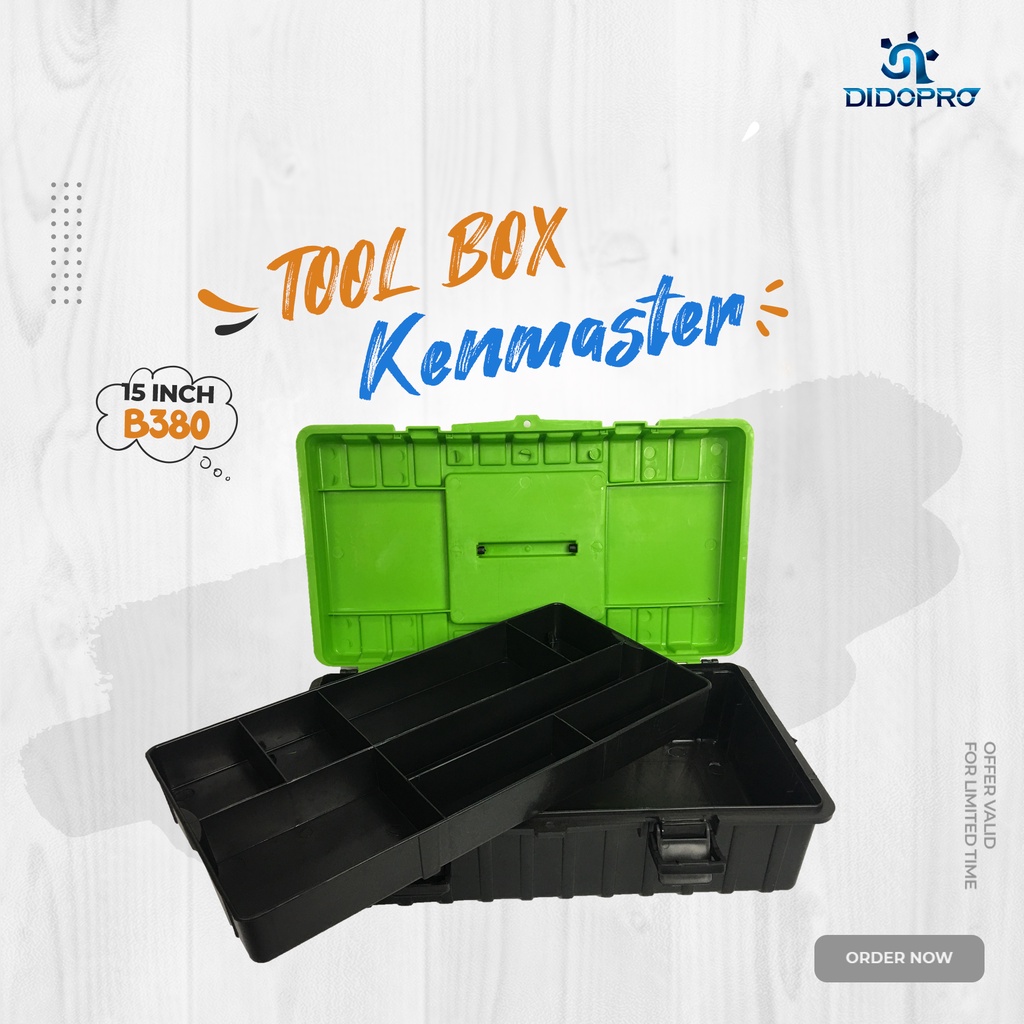 Tool Box B380 KENMASTER Ukuran Sedang / Tempat Perkakas