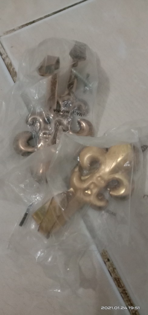 Hook Trisula Cantolan Kait Gordyn Gorden 1 Pasang Medan Jakarta Palembang Surabaya