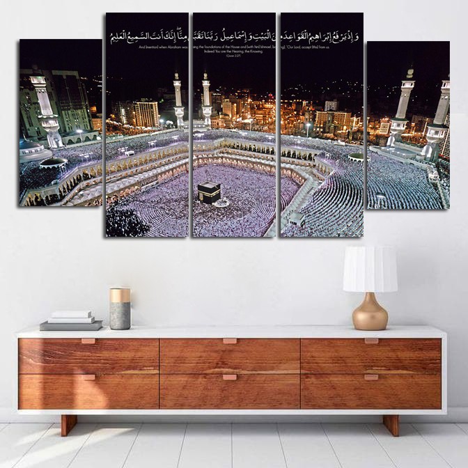 Hiasan Dinding 1 Set Mekkah Special Edition pusatmode1234