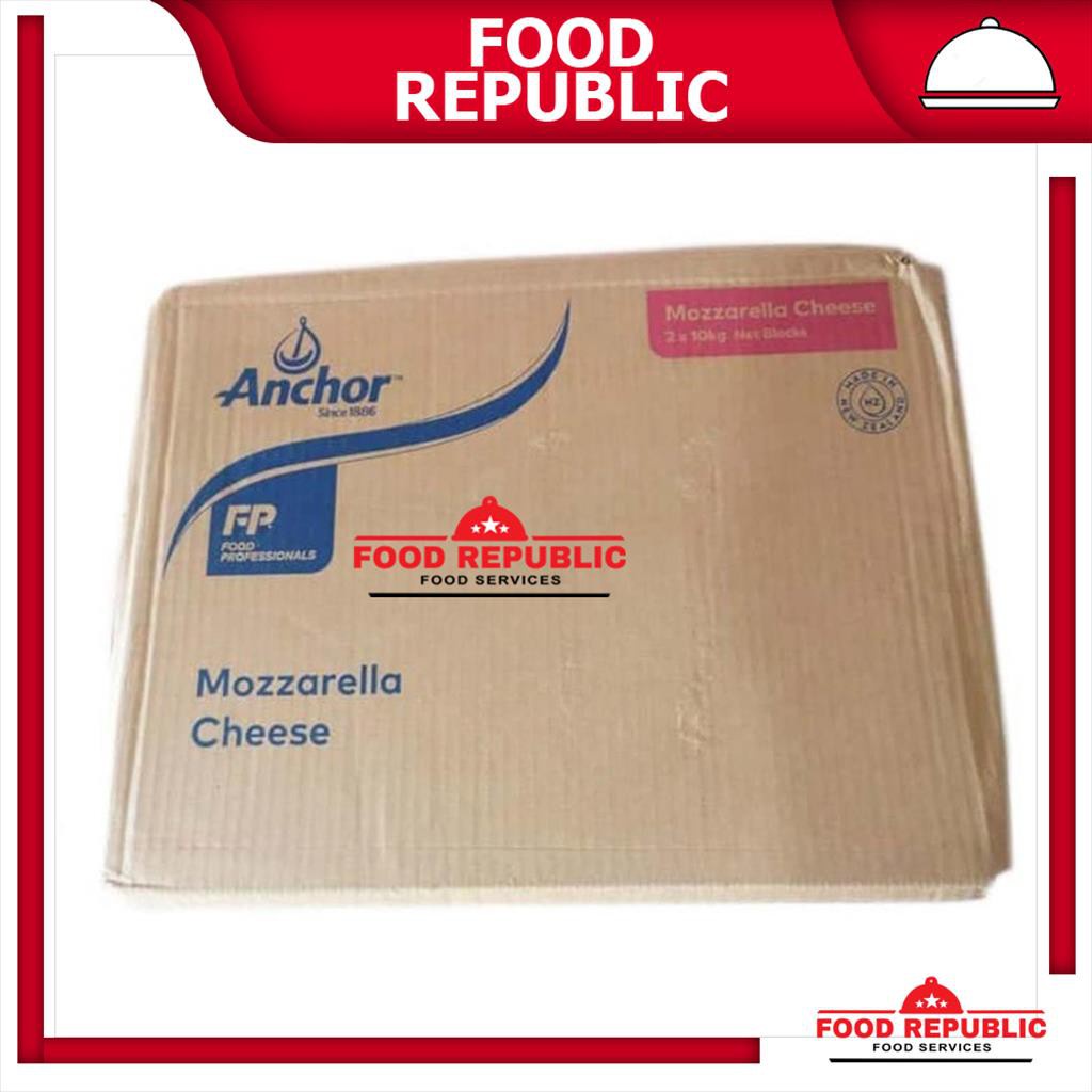 Keju Mozarella / Mozzarella Cheese Anchor 10 KG Import New Zealand