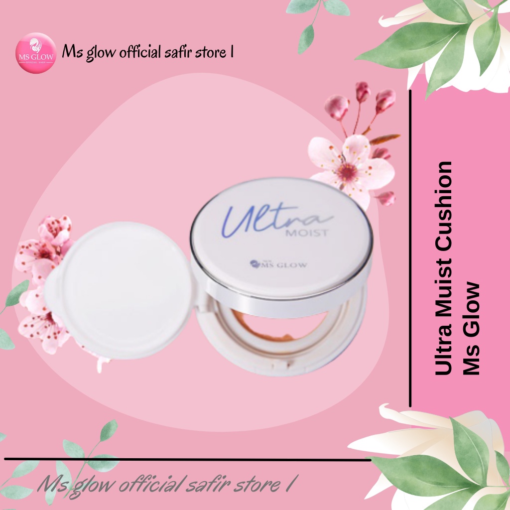 MS GLOW Ultra Moist Liquid foundation Bedak untuk wajah / muka, Asli Original
