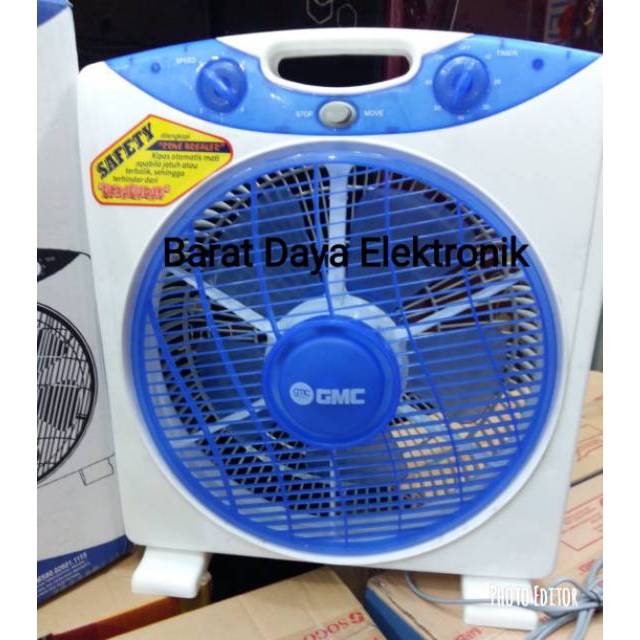 GMC Kipas Angin BM-708 Kipas Angin Kotak Box Fan 12&quot;