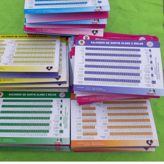 

JNT COD 3.3 Kalender meja KB suntik ulang 2 bulan & 3bulan #057