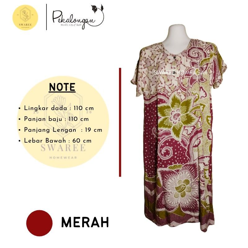 Baju Daster Murah Kekinian Batik Pekalongan Baju Wanita Modern Daster Busui Rayon Batik Wanita