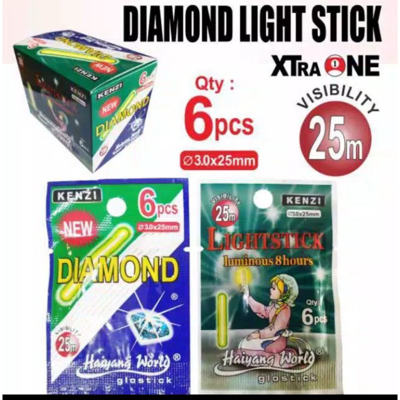 Starlite Pancing Kenzi Diamond isi 6 / Fosfor pancing isi 6/ Starlite Diamond Isi 6