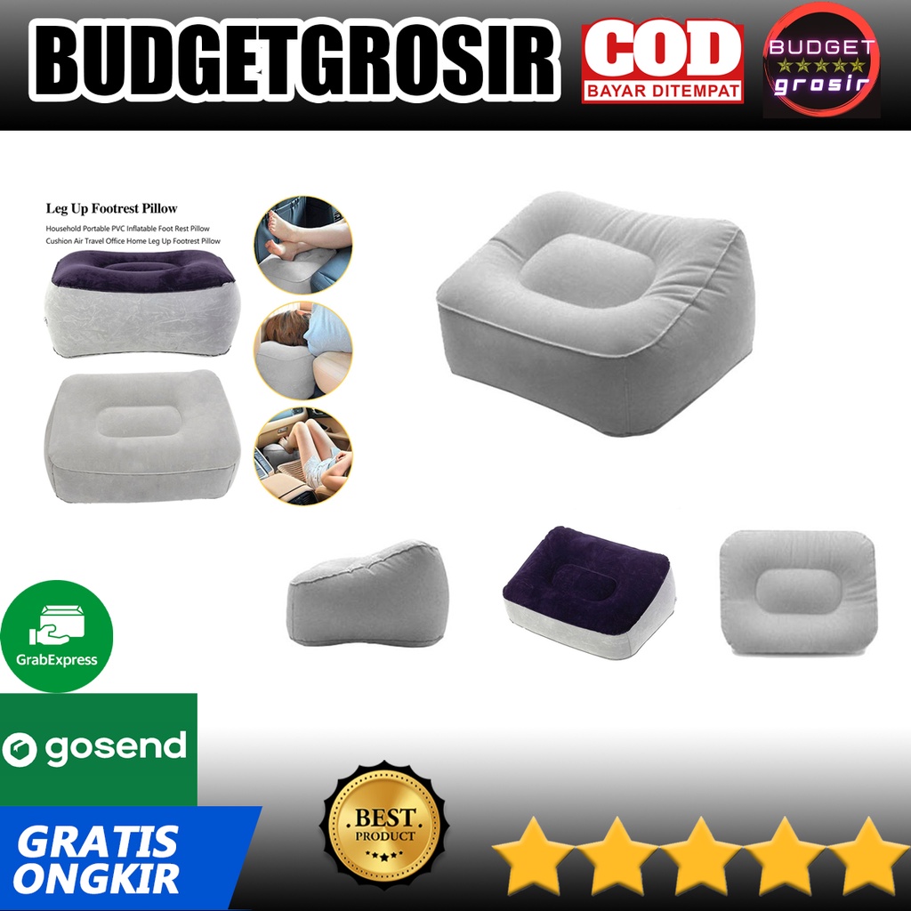 Bantal Angin Kaki Portabel Inflatable Relaxing Feet Tool - JJ06114