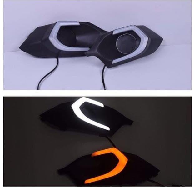 Lampu Drl Foglamp + Sein Model Plasma JsL Khusus All New Pajero Sport megaor13 dijamin