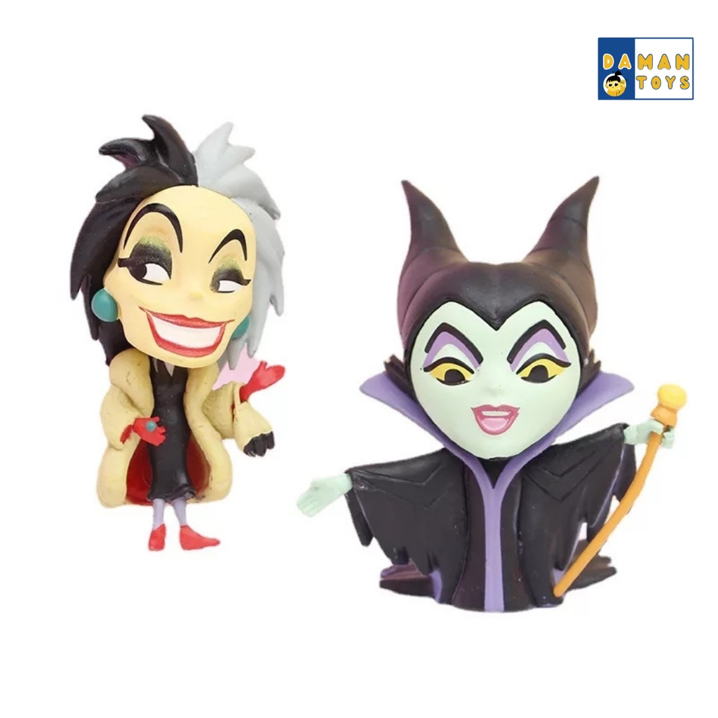 Figure Penjahat Disney Princess Villains Evil Queen Maleficent Ubsula Evil Witch Queen Of Hearts Cruella De vil Musuh Princes