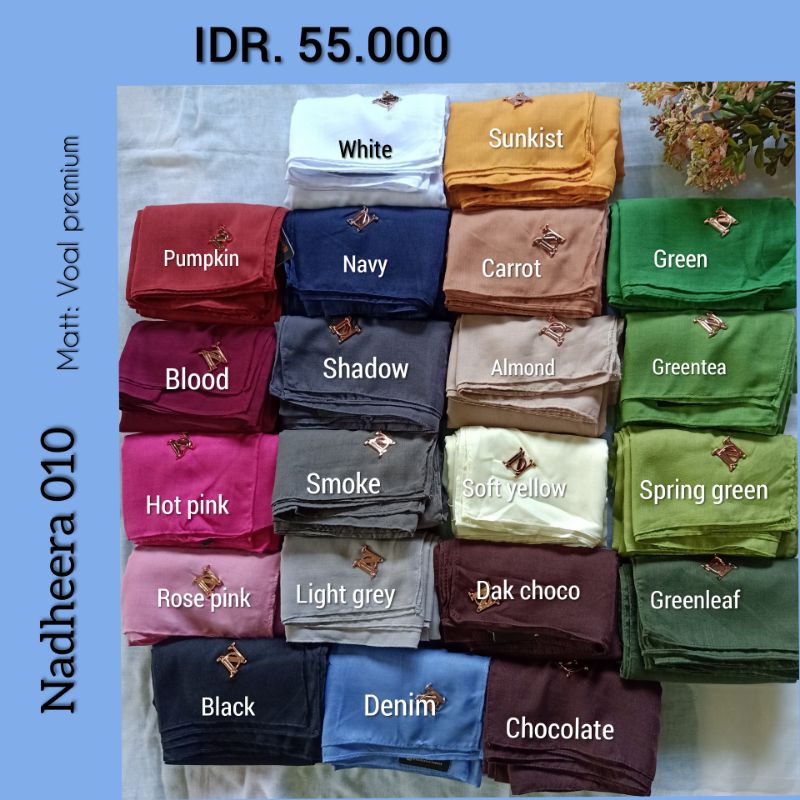 ND 010 segiempat voal Nadheera Luxury