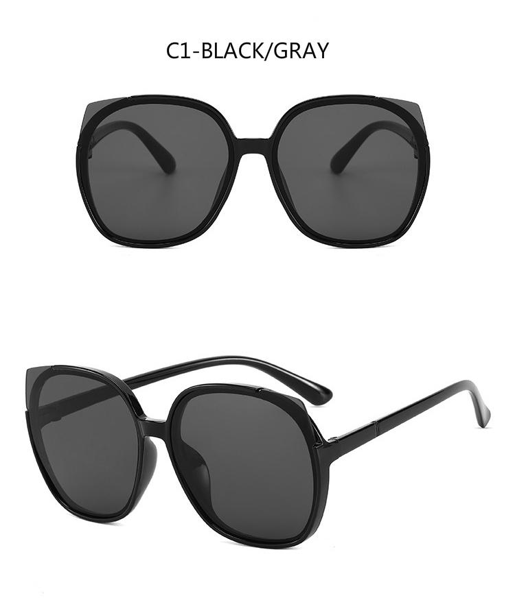 2020 Korean fashion round big frame cat eye ins sunglasses