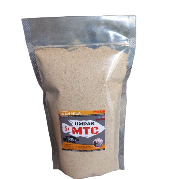 Umpan si mtc kemasan 250 gram. umpan ikan nila dan ikan mas cocok untuk di jatiluhur,cirata dll