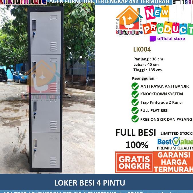 

SALE NOW LEMARI LOKER LOCKER CABINET 4 PINTU FULL BESI TL 001 SALE