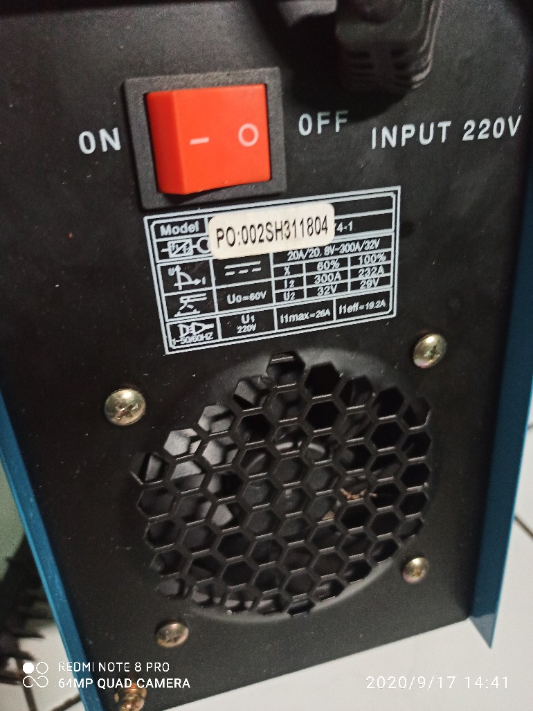 Mesin Las Mailtank Mma-200 Igbt 220v Model Sederhana 900 Watt