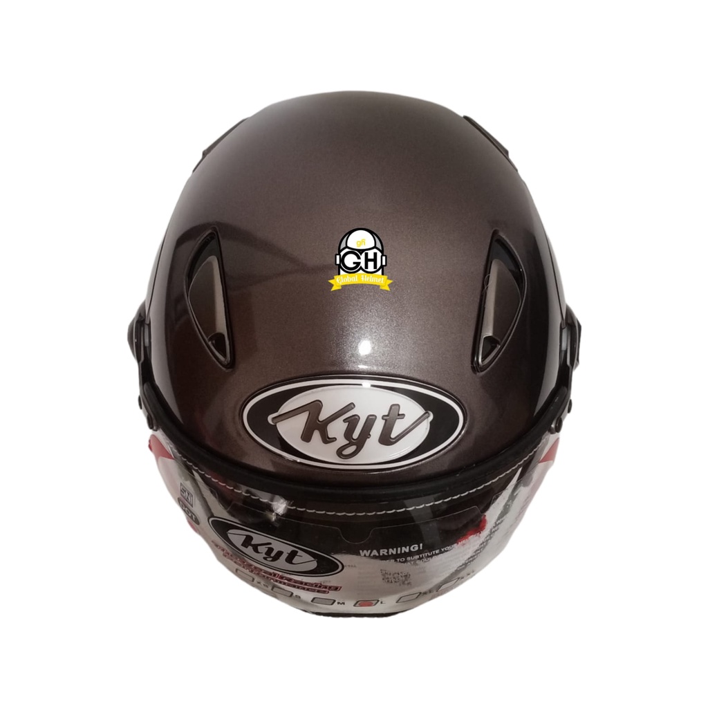 HELM KYT ELSICO SOLID GUNMET HALF FACE KYT HELM HALF FACE KYT ELSICO GUNMETAL