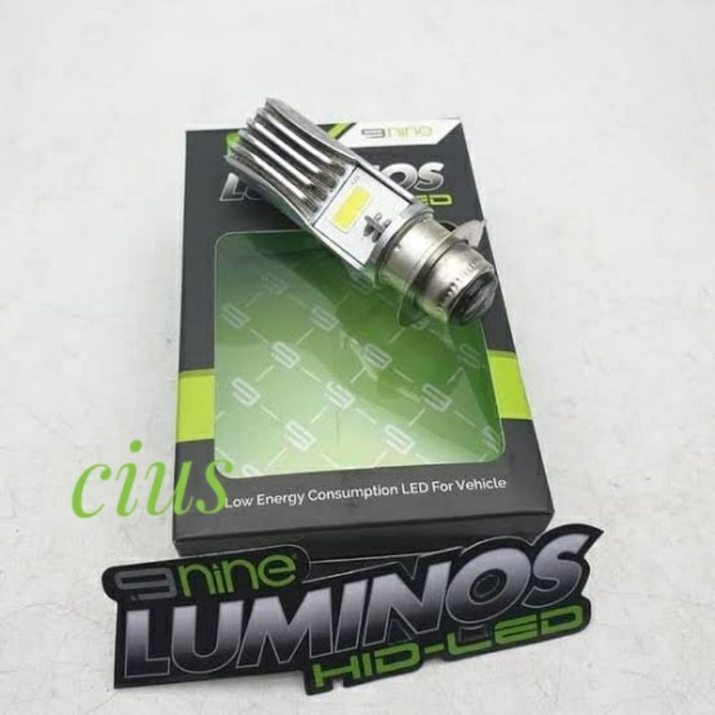 LAMPU LED UTAMA MOTOR H6 COB AC DC LUMINOS ECO9 WHITE