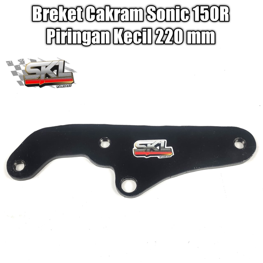 Bracket Breket Kaliper Piringan Cakram Sonic 150 Depan Ukuran Disc Kecil 220 mm