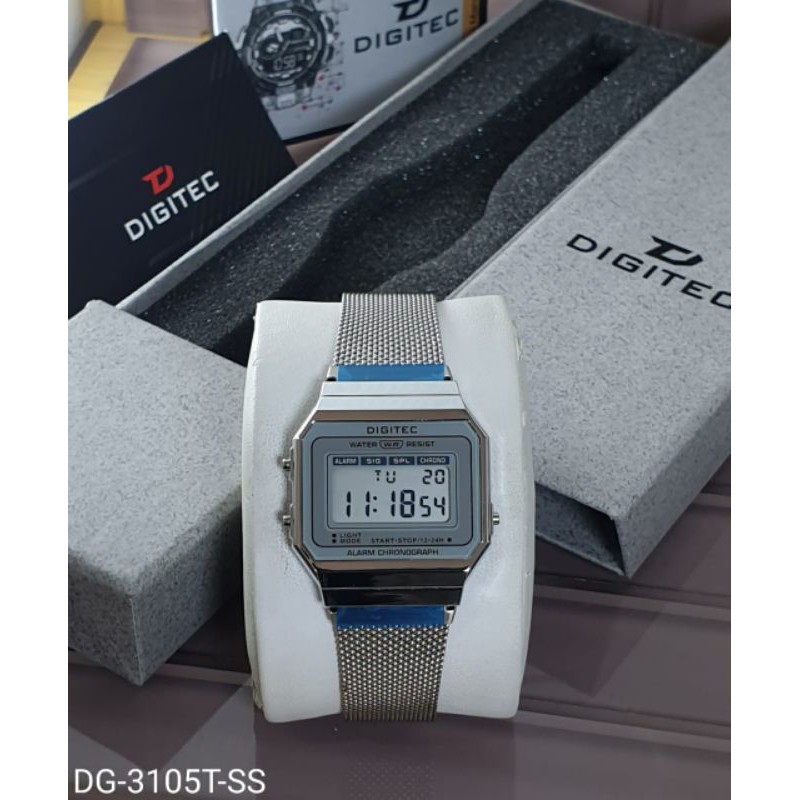 Jam Tangan Wanita Digital Digitec Original DG3105T Anti Air