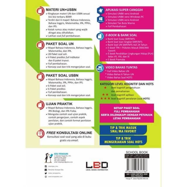 Buku Un Usbn Smp Mts 2020 Shopee Indonesia