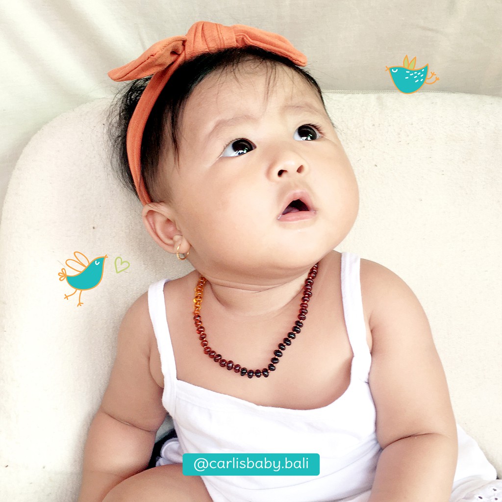 CE151 Kalung Amber Tumbuh Gigi Bayi By Carlis Baby