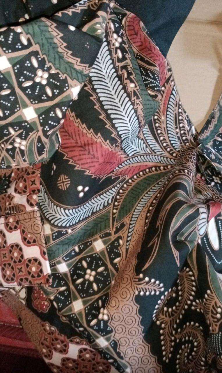 Kemeja Batik Pria Lengan Panjang Slimfiit Premium Baju Batik Pria Modern Solo Batik Aluna Gba 027