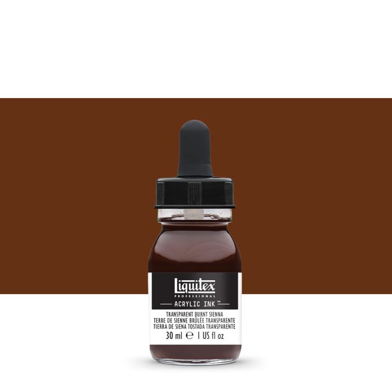 

ACRYLIC INK 30 ML TRANSPARENT BURNT SIENNA LIQUITEX PROFESSIONAL