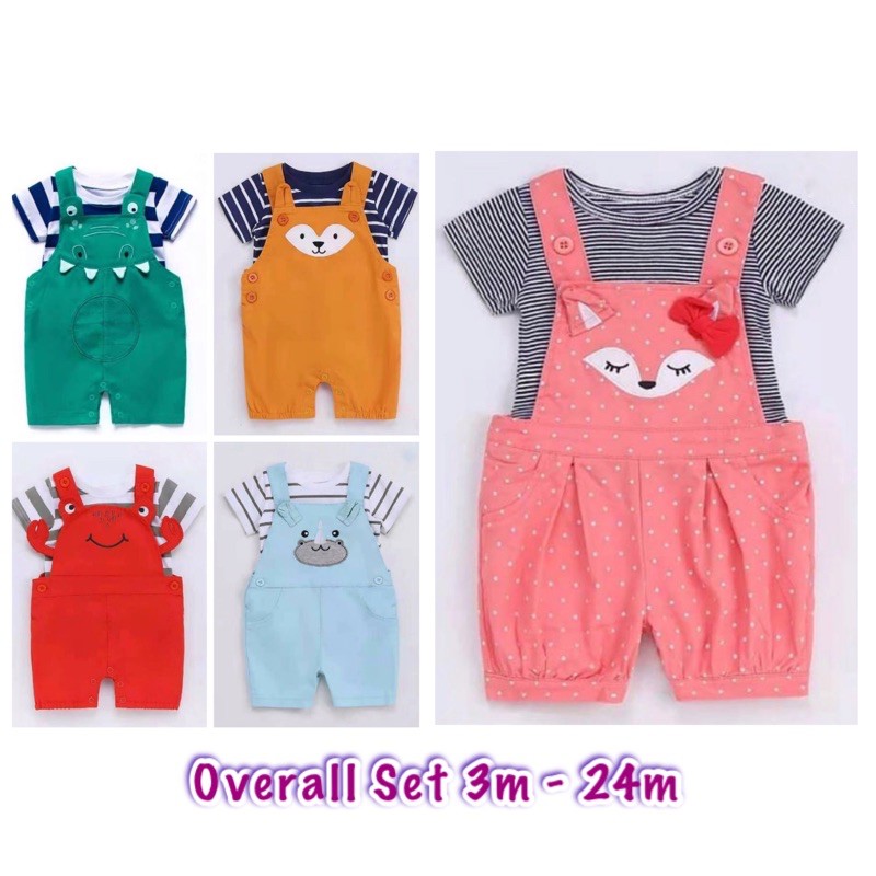 Catell Love Overall / Over All Baju Monyet