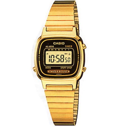 jam tangan wanita emas la-670wga-1 jam casio gold digital ori garansi