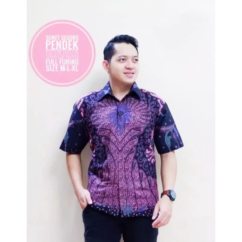 ( COD ) Gratis OngkirBatik Pria Lengan Panjang/Kemeja Pria /Baju Kemeja Pria/Baju Batik Pria/Moderen