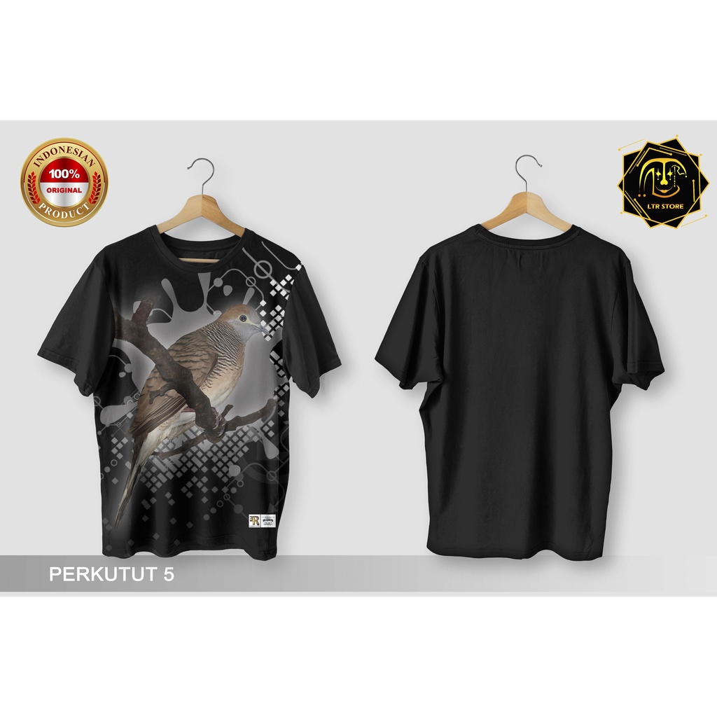 [ BAYAR DI TEMPAT ] BAJU PRINTING GAMBAR BURUNG PERKUTUT 5 - KAOS DISTRO ORIGINAL MOTIF HEWAN BINATA