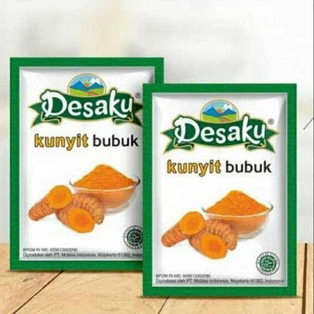 

Desaku kunyit bubuk / sachet, sayur medan