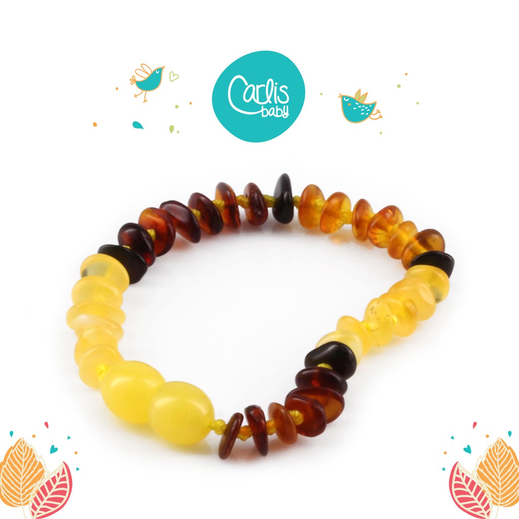 CE172 Gelang Amber Tumbuh Gigi Bayi By Carlis Baby