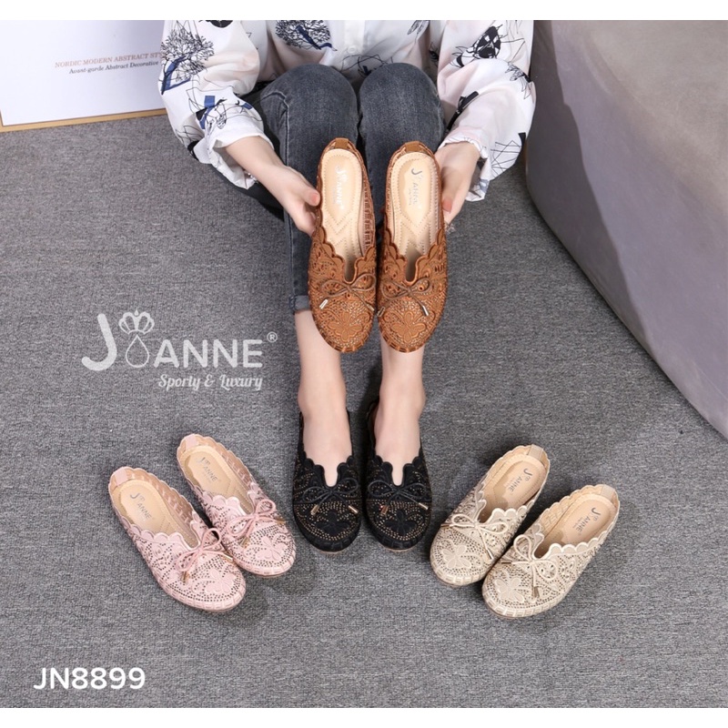 RESTOCK!! [ORIGINAL] JOANNE Slop Loafer Shoes Sepatu Wanita #JN8899