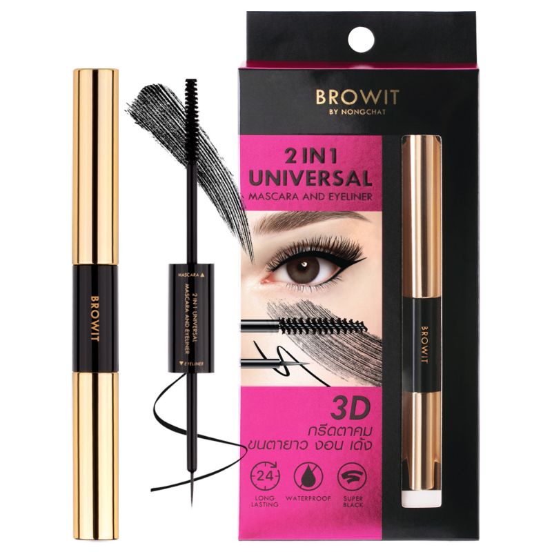 (READY) Browit 2in1 universal mascara and eyeliner browit by nongchat