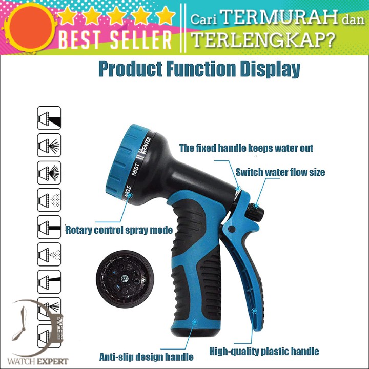 BISA COD Semprotan Air Steam Cuci Mobil Nozzles Spray Water Gun - SPTA W205