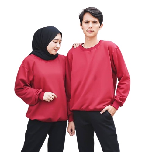 JAKET SWEATER COUPLE KAPEL CEWEK COWOK KEKINIAN SWETER CREWNECK PRIA WANITA BEST SELLER TERMURAH