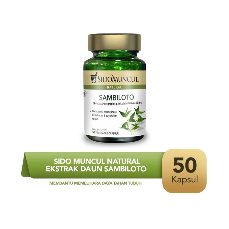 Sidomuncul Sambiloto 50 kapsul